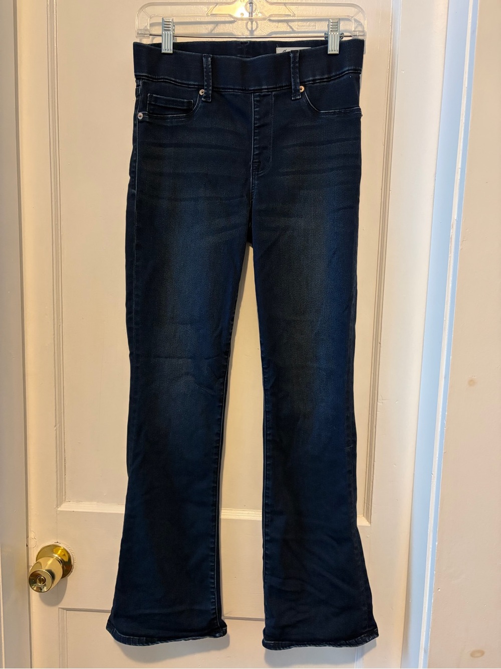 Women's Dark Blue Stretch Bootcut Jeans